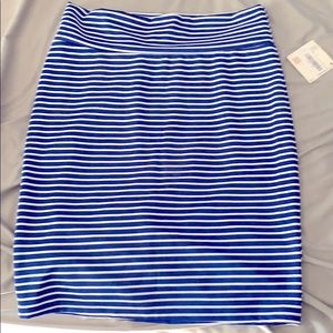 Nautical pencil skirt